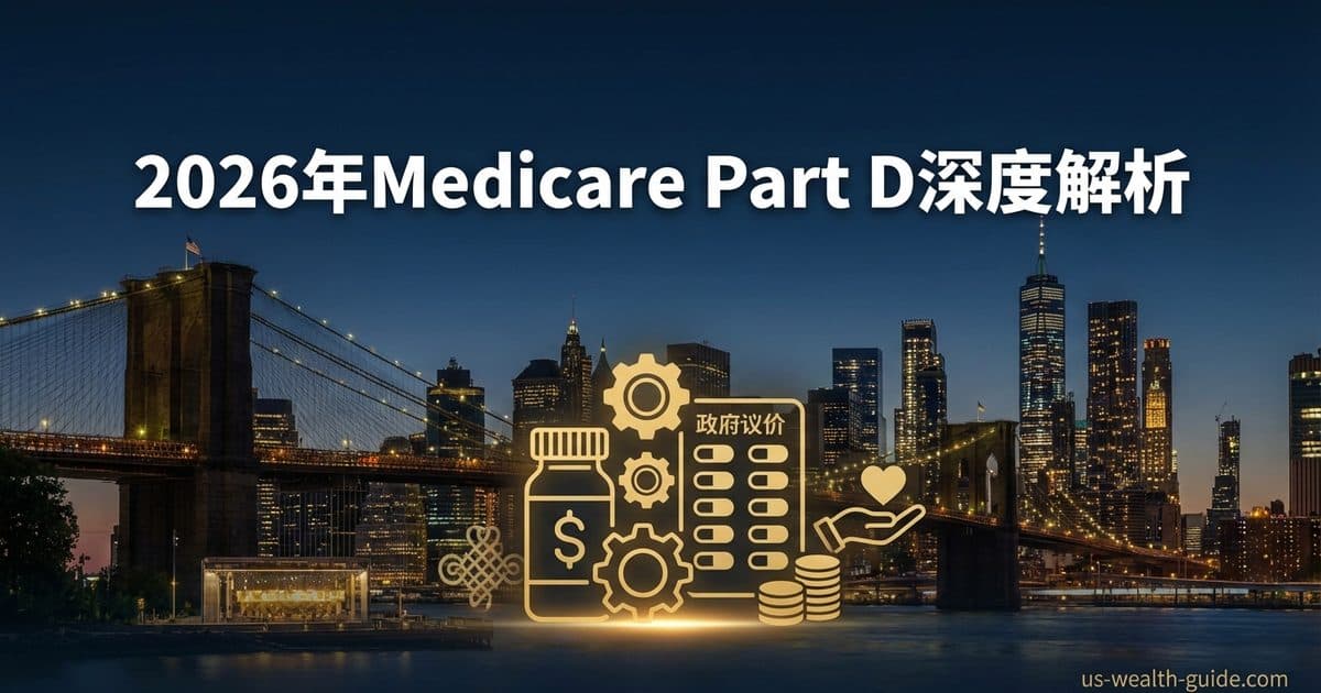 Medicare Part D处方药计划完全指南:药物清单、覆盖缺口与华人常用药省钱策略 — 美国高净财务指南博客封面图