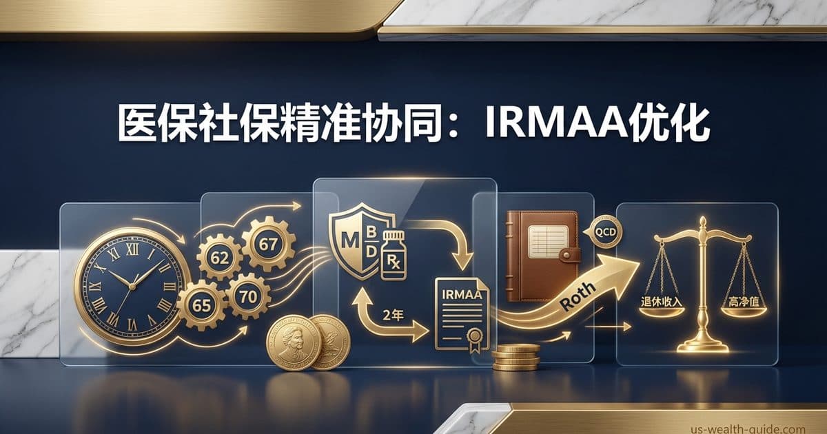 Medicare与Social Security协调策略:最优申领时间与IRMAA管理 — 美国高净财务指南博客封面图