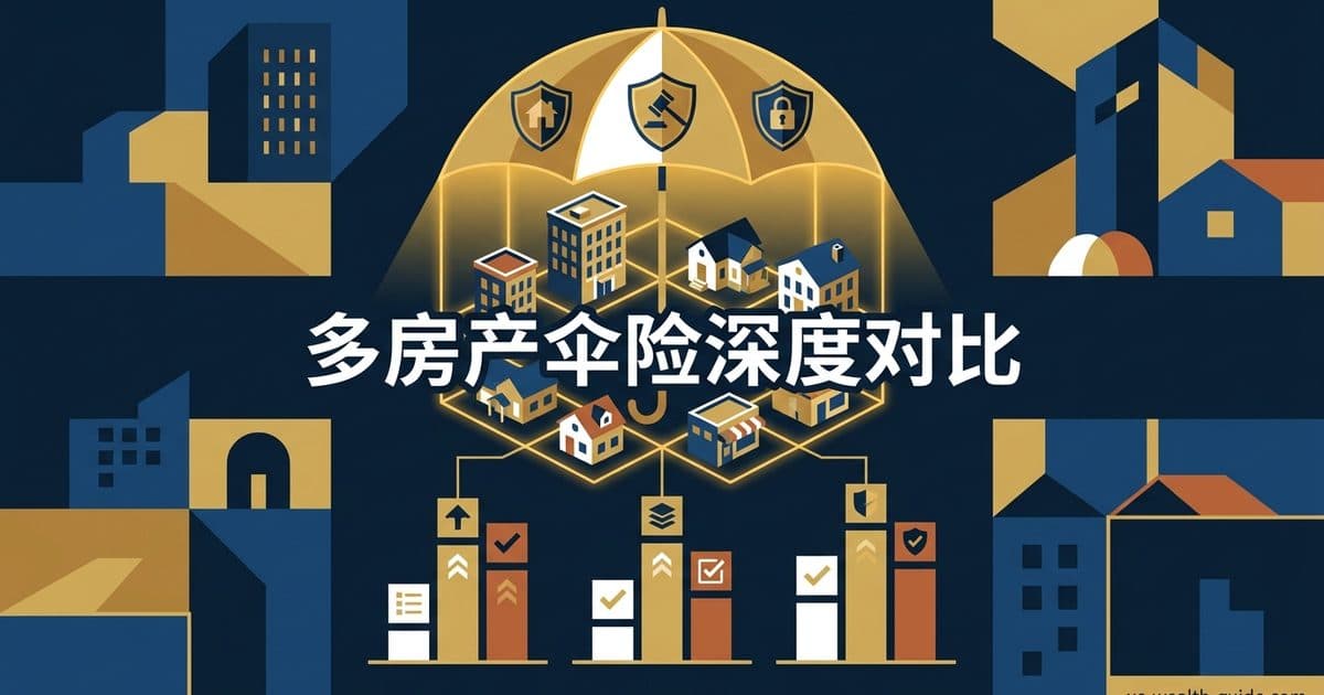 2026 多房产伞险对比:RLI Personal Umbrella vs Travelers Umbrella vs State Farm Personal Liability Umbrella 哪家最适合多套房产的华人投资者? — 美国高净财务指南博客封面图