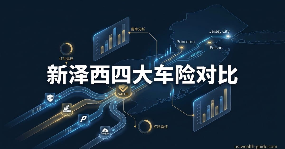 2026 新泽西汽车保险对比:NJM vs GEICO vs Progressive vs Plymouth Rock 谁更值? — 美国高净财务指南博客封面图