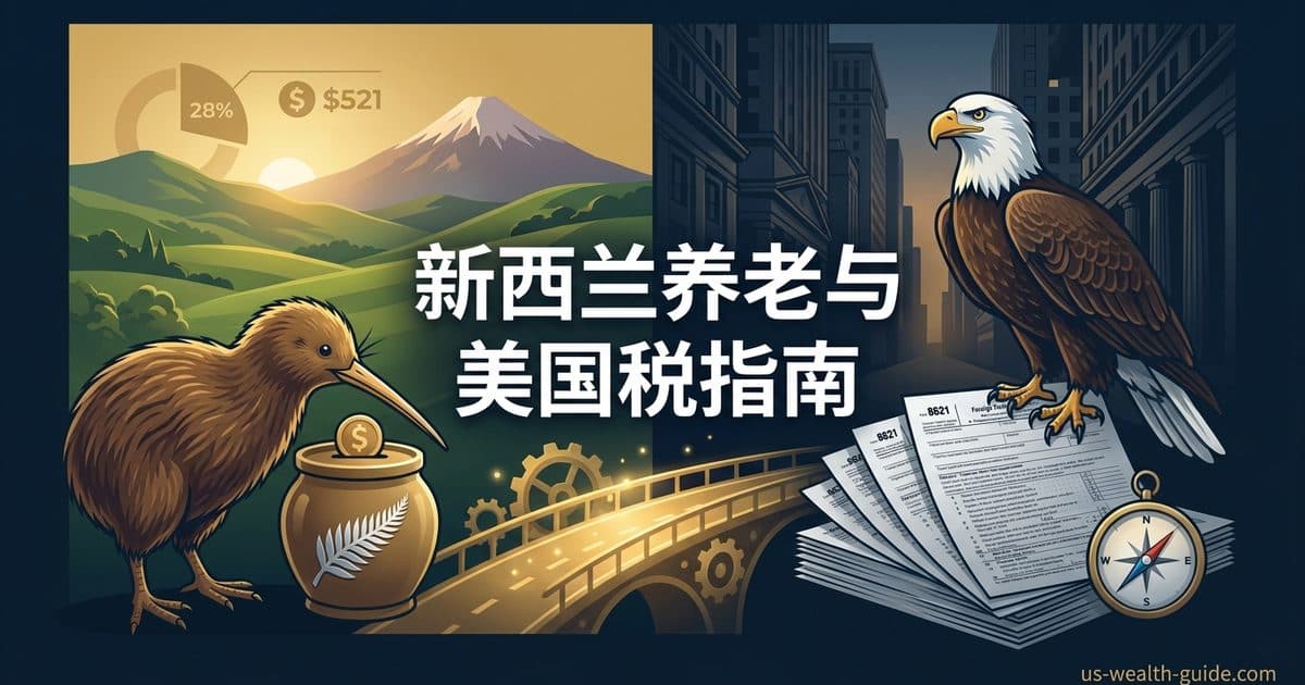 新西兰养老金与美国税深度指南:KiwiSaver、PIE 基金、NZ Super 的 PFIC 与 foreign trust 合规 — 美国高净财务指南博客封面图
