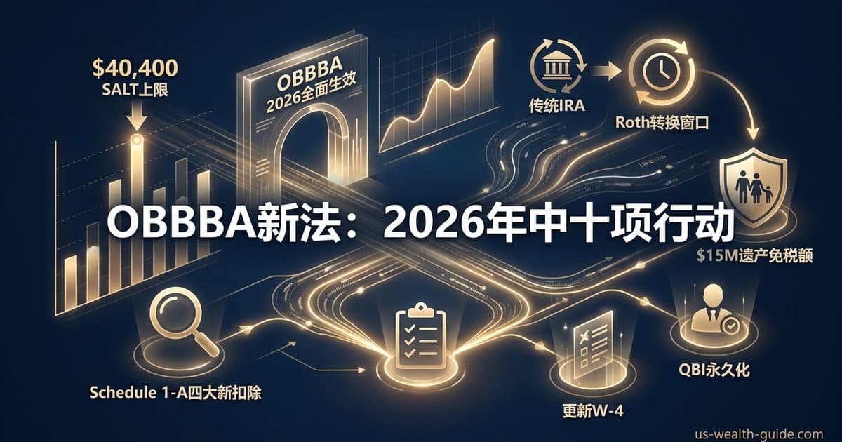 2026年年中税务规划清单:OBBBA新法下华人高收入家庭下半年必须完成的10项行动 — 美国高净财务指南博客封面图