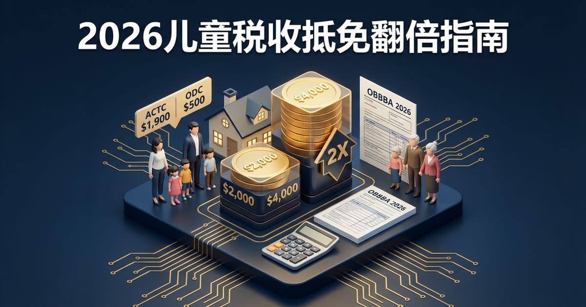 OBBBA儿童税收抵免CTC翻倍指南信息图