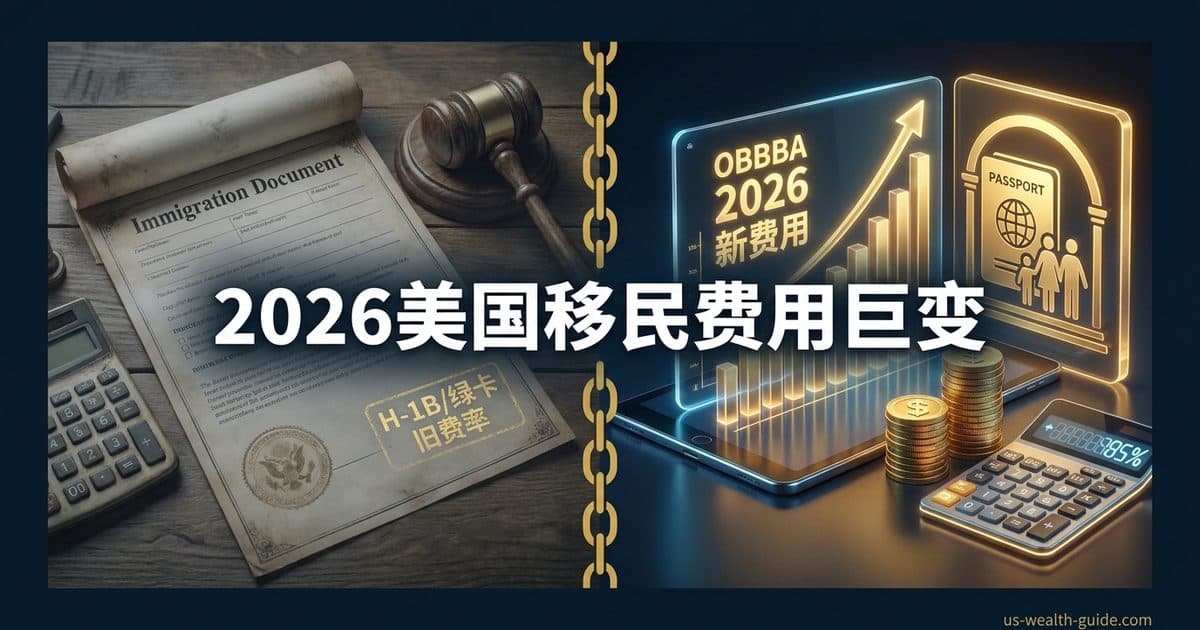 OBBBA移民费用大幅上涨:2026年H-1B、绿卡、入籍完整清单 — 美国高净财务指南博客封面图