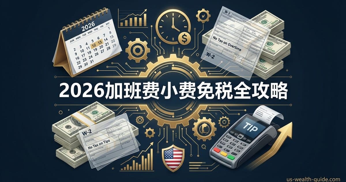2026年OBBBA加班费和小费免税扣除实操指南:No Tax on Overtime & No Tax on Tips规则详解 — 美国高净财务指南博客封面图