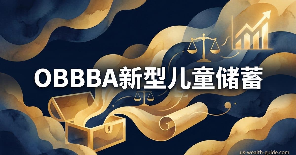 IRC Section 530A Trump Accounts深度解析:OBBBA新型儿童储蓄账户的法律框架、税务规则与华人家庭实操 — 美国高净财务指南博客封面图
