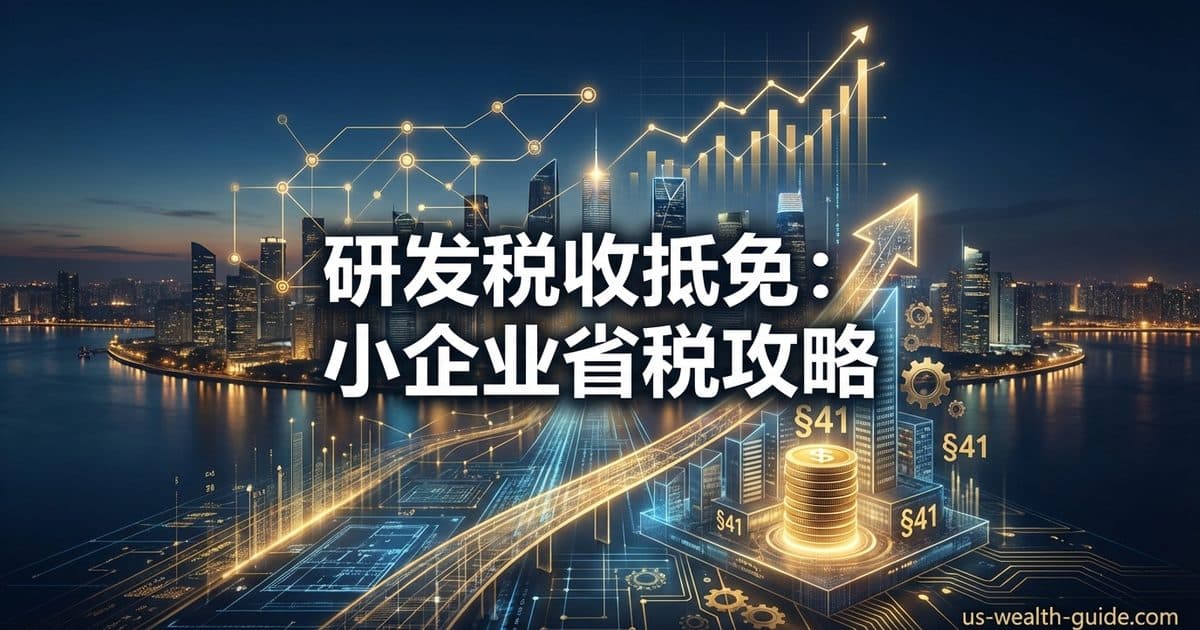 R&D税收抵免§41小企业完全指南:软件开发者最容易忽略的$50,000+抵免(2026年申请流程) — 美国高净财务指南博客封面图