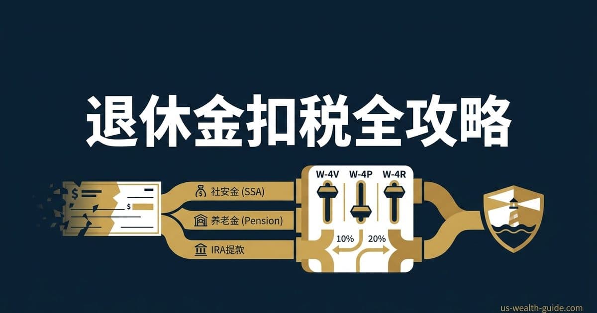 退休后没有工资单了,税该怎么预扣? — 美国高净财务指南博客封面图
