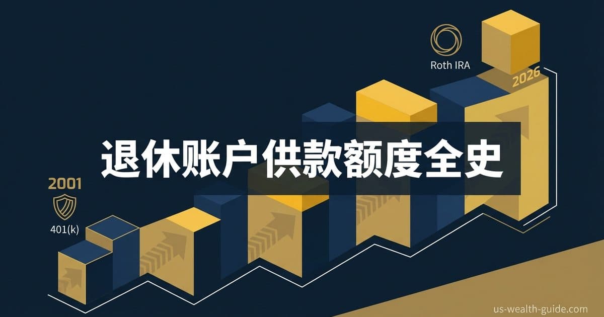 401(k)与Roth IRA历史供款额度变迁 — 2001至2026完整数据