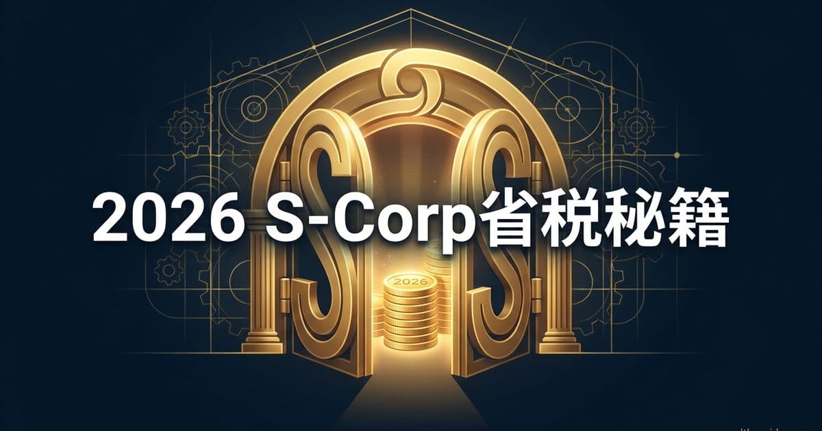 2026年S-Corp税务优化完全指南:华人创业者和自雇人士每年省税$10,000+的实操手册 — 美国高净财务指南博客封面图