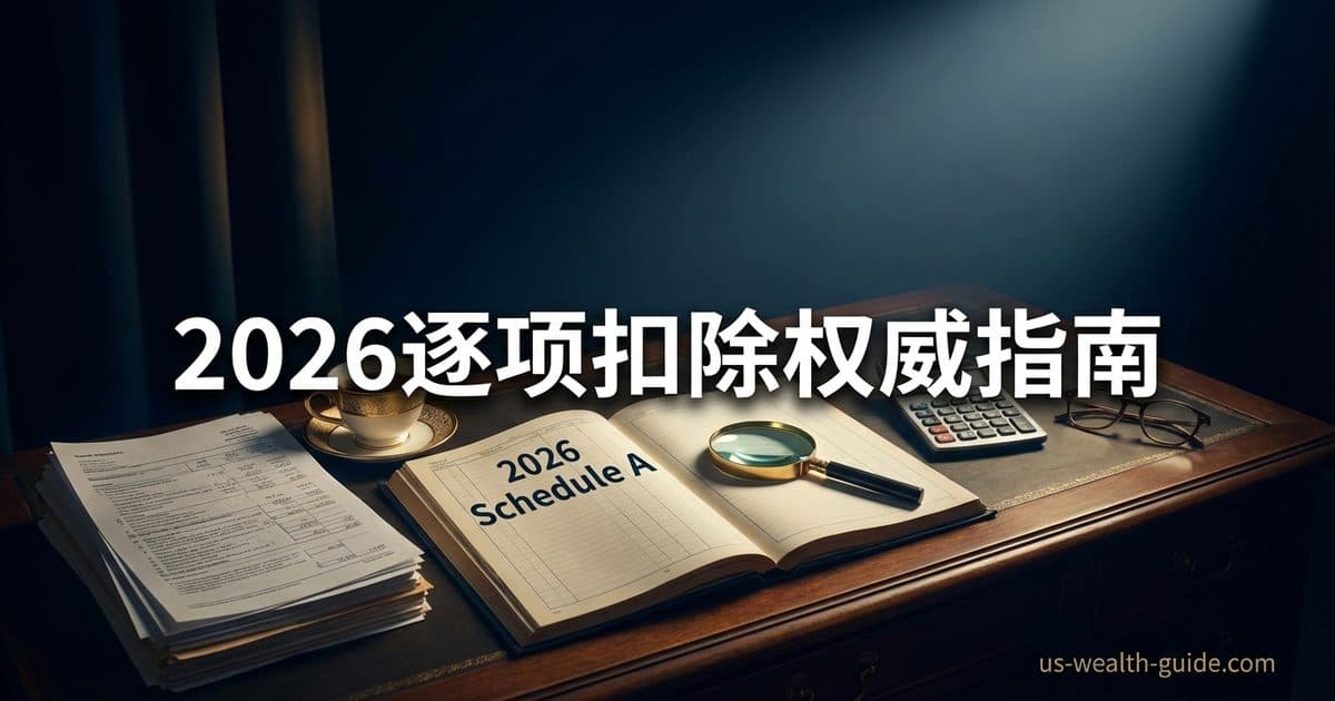 2026年Schedule A逐项扣除完全指南 — 七大扣除类别与华人家庭策略