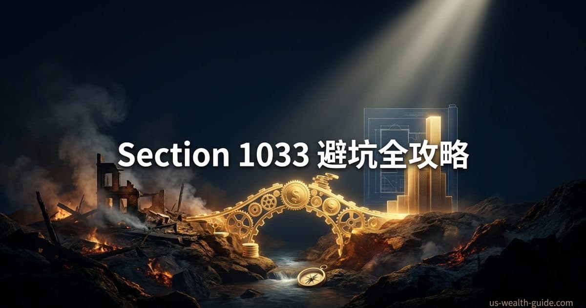 Section 1033 非自愿转换(involuntary conversion)完全指南:火灾/飓风/征收下的 2 年/3 年/4 年重置期、§1033(g) 同类不动产与 §1033(h) 联邦灾害规则——华人房东避坑 — 美国高净财务指南博客封面图