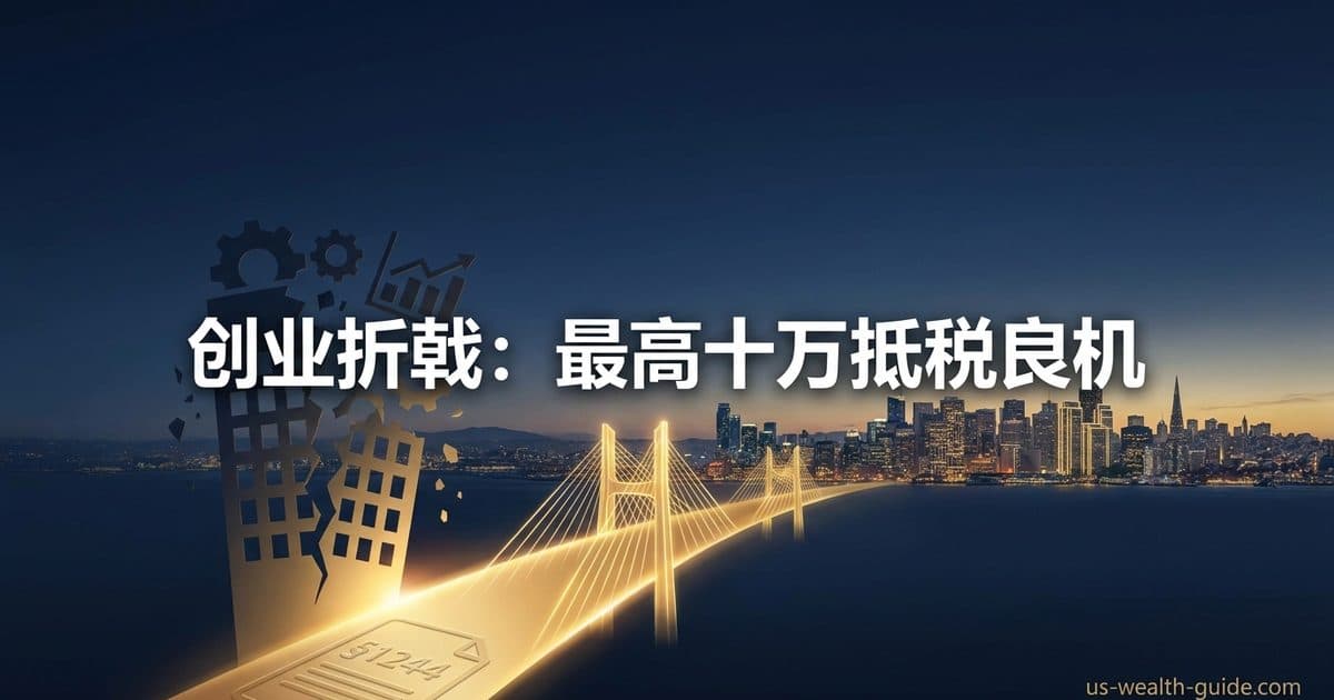 §1244 小型企业股票普通损失(Ordinary Loss):创业失败最高 $50,000 / 联合申报 $100,000 当年全额抵扣,与 §1202 QSBS 的胜败双轨策略 — 美国高净财务指南博客封面图