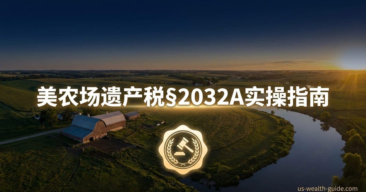 2026年美国遗产税§2032A特殊用途估值指南:家庭农场与紧密持股不动产省税实操 — 美国高净财务指南博客封面图