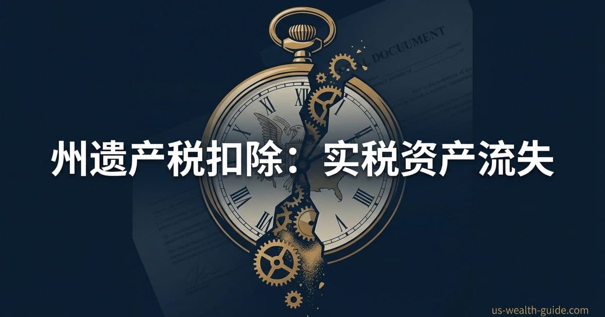 §2058 州遗产税联邦扣除:从抵免到扣除的历史兴衰、各州脱钩影响与四年实付时限指南 — 美国高净财务指南博客封面图