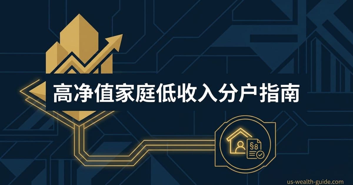 Housing Choice Voucher / Section 8 给独居父母或残疾成年子女:高净值家庭里的低收入分户完全指南 — 美国高净财务指南博客封面图