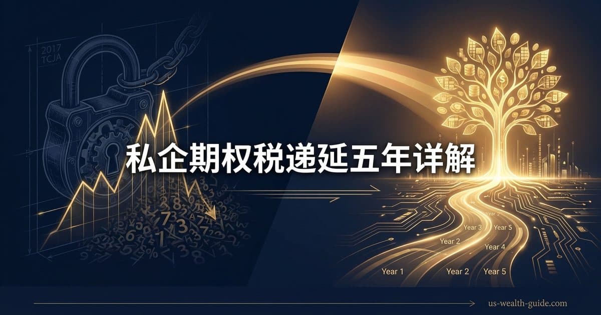 Section 83(i) 选举:私营公司RSU/期权联邦所得税可递延最多5年 — 美国高净财务指南博客封面图