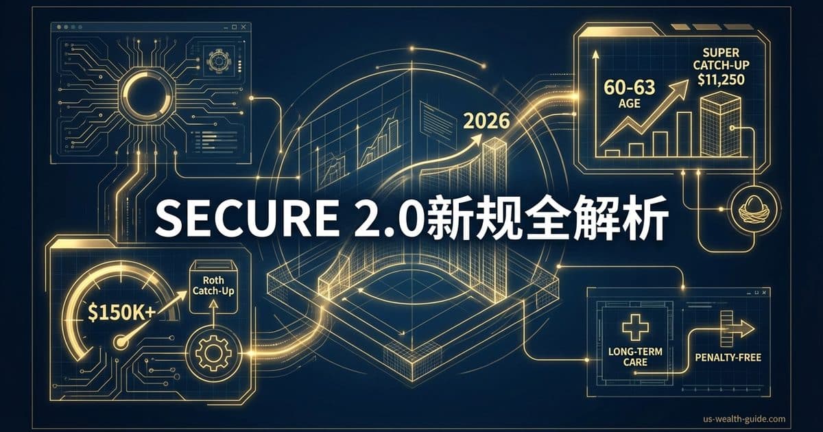 SECURE 2.0法案2026年新规:强制Roth补缴与超级补缴时间线