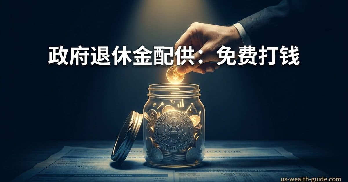 SECURE 2.0 Saver's Match完全指南(2027生效):政府直接给你退休账户打钱 — 美国高净财务指南博客封面图