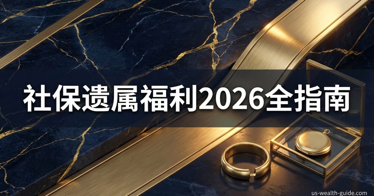 Social Security 遗属福利完整指南:寡妇/鳏夫生存者福利、未成年子女领取、离婚配偶资格与申请流程 — 美国高净财务指南博客封面图