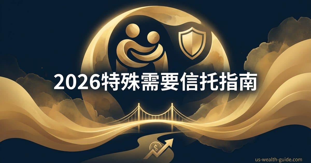 Special Needs Trust 特殊需要信托 2026 完全指南:第一方 vs 第三方 SNT、Medicaid/SSI 资格保护、ABLE 账户搭配、华人家庭规划实操 — 美国高净财务指南博客封面图