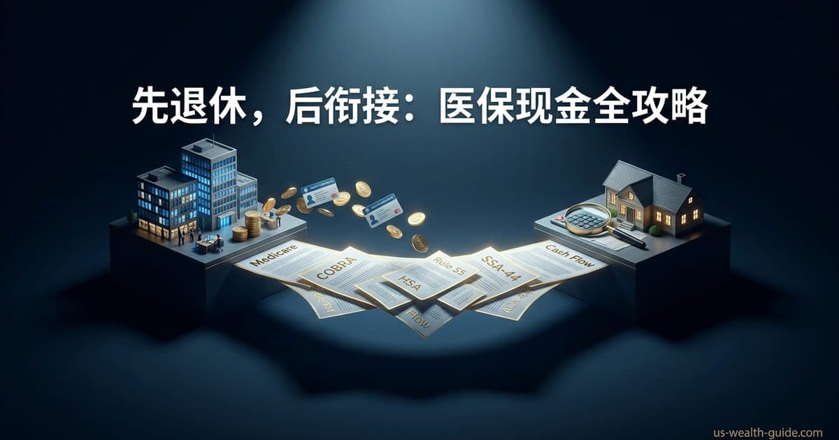 夫妻一方先退休,医疗保障和现金流怎么衔接? — 美国高净财务指南博客封面图