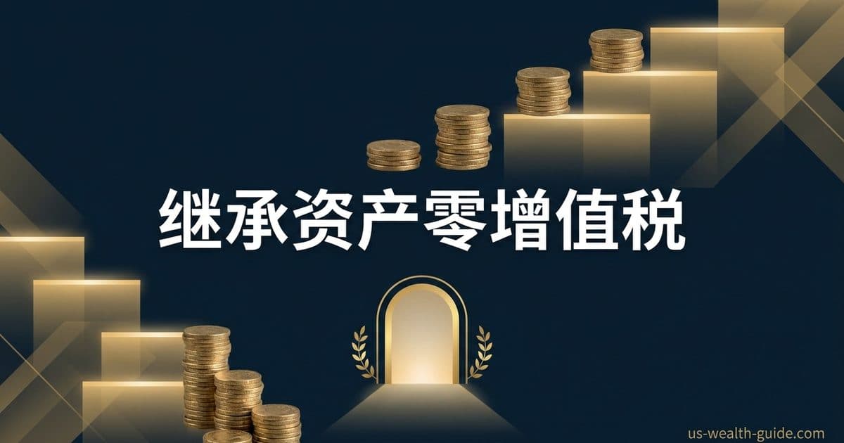 Stepped-Up Basis成本基础提升:华人家庭继承资产免资本利得税的核心机制 — 美国高净财务指南博客封面图