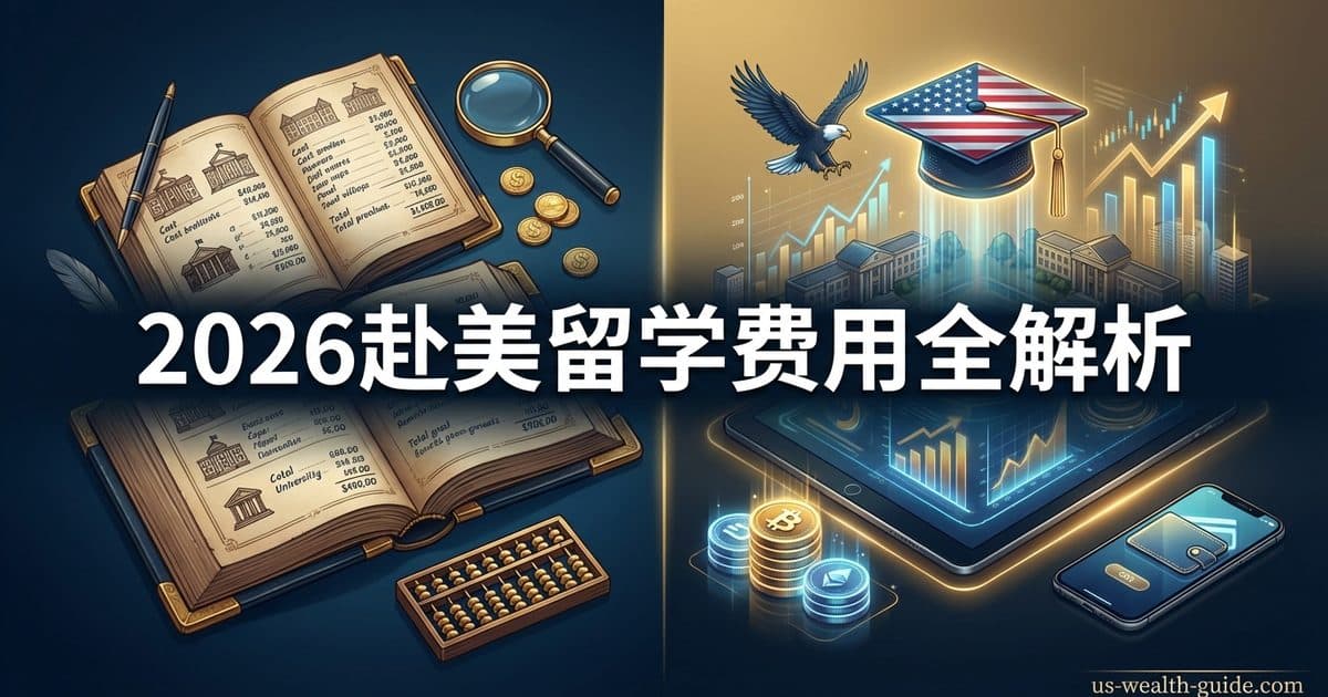 2026美国留学费用全解析 — 学费生活费全阶段开支指南