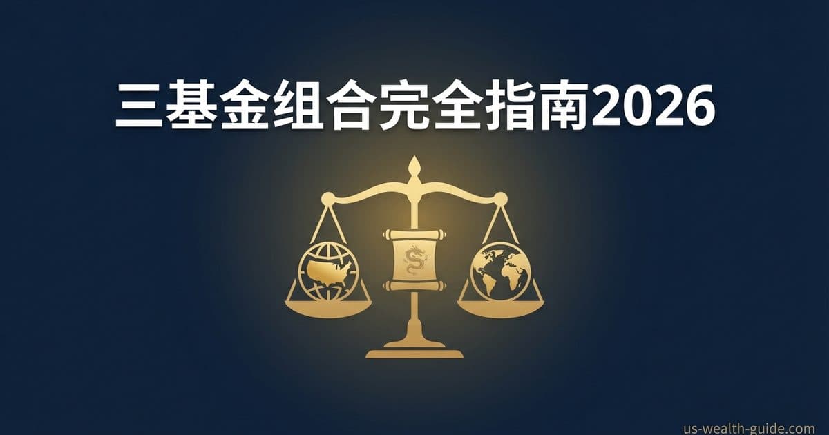 三基金组合 Three-Fund Portfolio 完全指南 2026:VTSAX / VTIAX / VBTLX 实盘配置 + 华人版调整 — 美国高净财务指南博客封面图