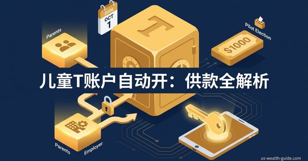 孩子的 Trump Account 自动开户后,父母今年的供款还能存进去吗? — 美国高净财务指南博客封面图