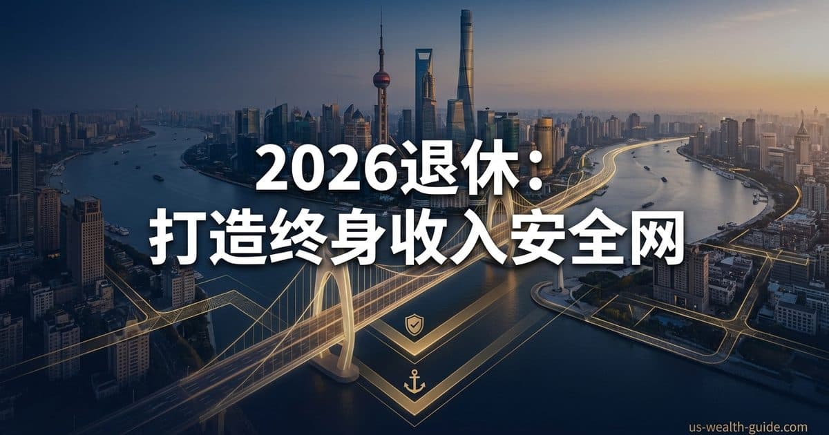 2026年退休收入地板策略:年金+Social Security+保险架构打造终身保证收入 — 美国高净财务指南博客封面图