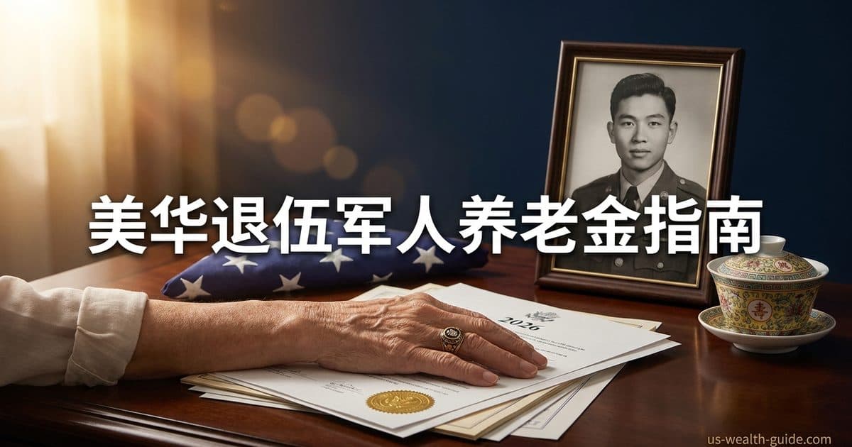 VA Disability Compensation + Aid & Attendance 2026完全指南:华人退伍军人/家属税前免税养老金、净值$163,699上限与3年lookback — 美国高净财务指南博客封面图