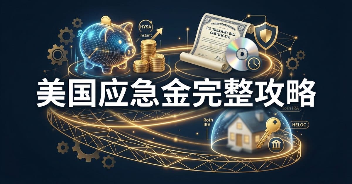 美国应急基金完全指南 — 三层安全网构建策略