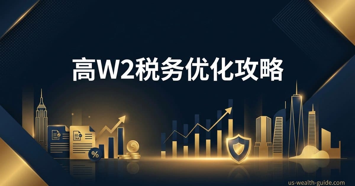 2万字解析高W2收入如何系统优化税务 — 美国高净财务指南博客封面图
