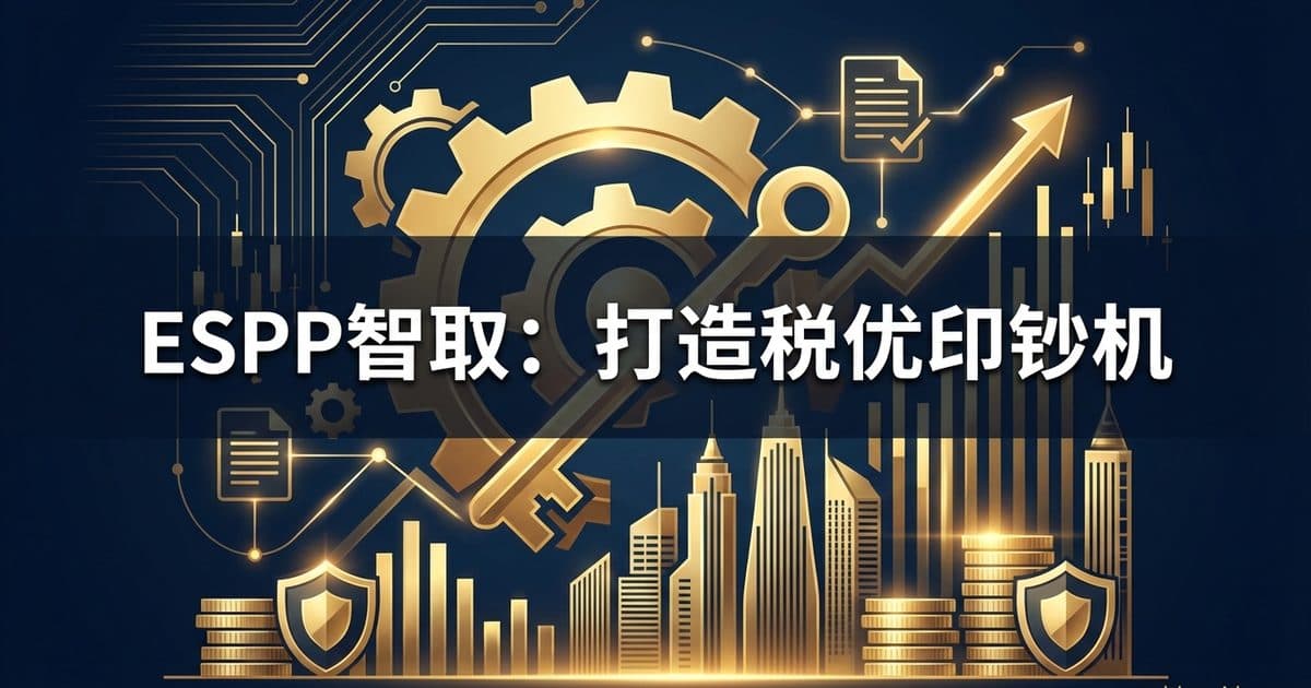 ESPP 税务攻略:高净值家庭如何用雇员股票购买计划打造税优收入组合 — 美国高净财务指南博客封面图