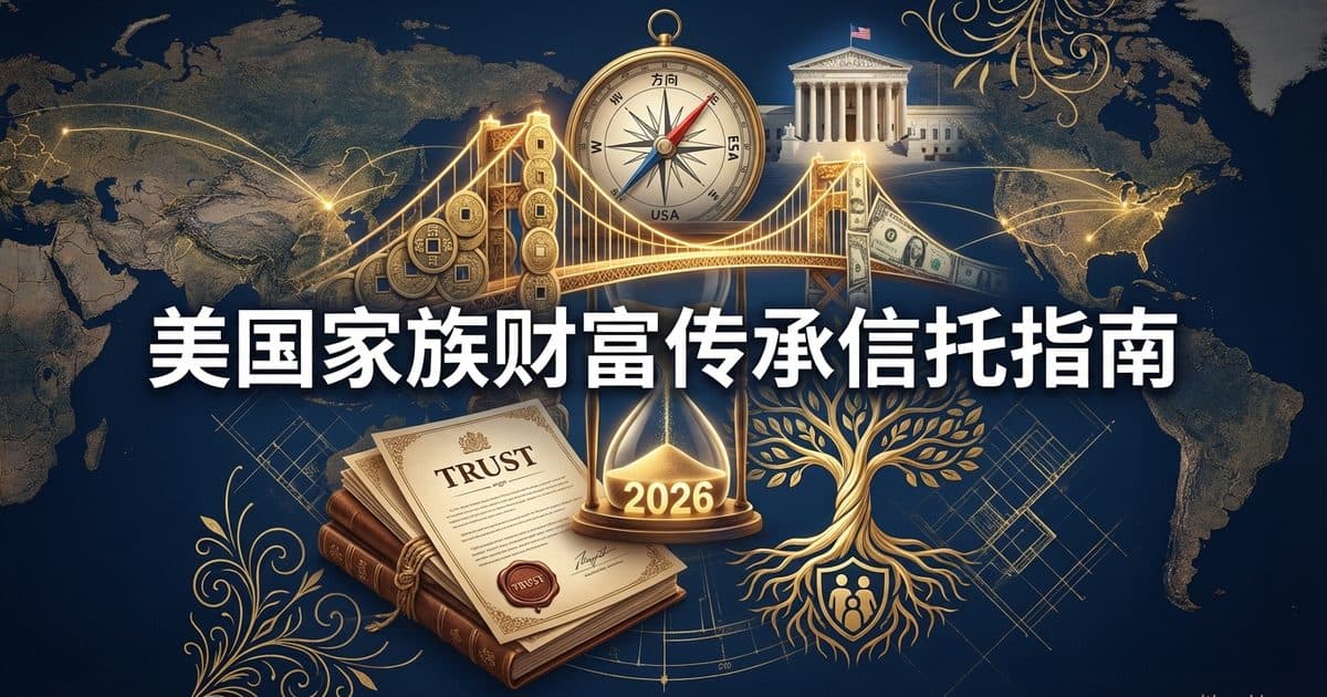 构建家族恒产:美国高净值华人家庭不可或缺的信托规划策略 — 美国高净财务指南博客封面图