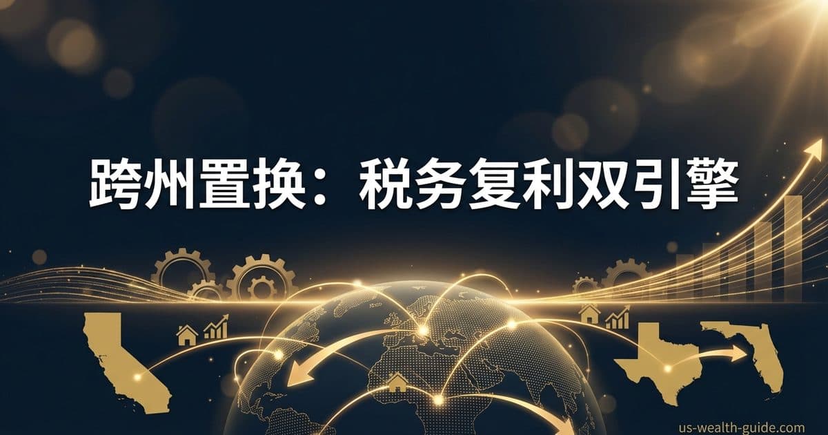 跨州资产再平衡:多州多房产 1031 置换的税务杠杆与长期复利 — 美国高净财务指南博客封面图