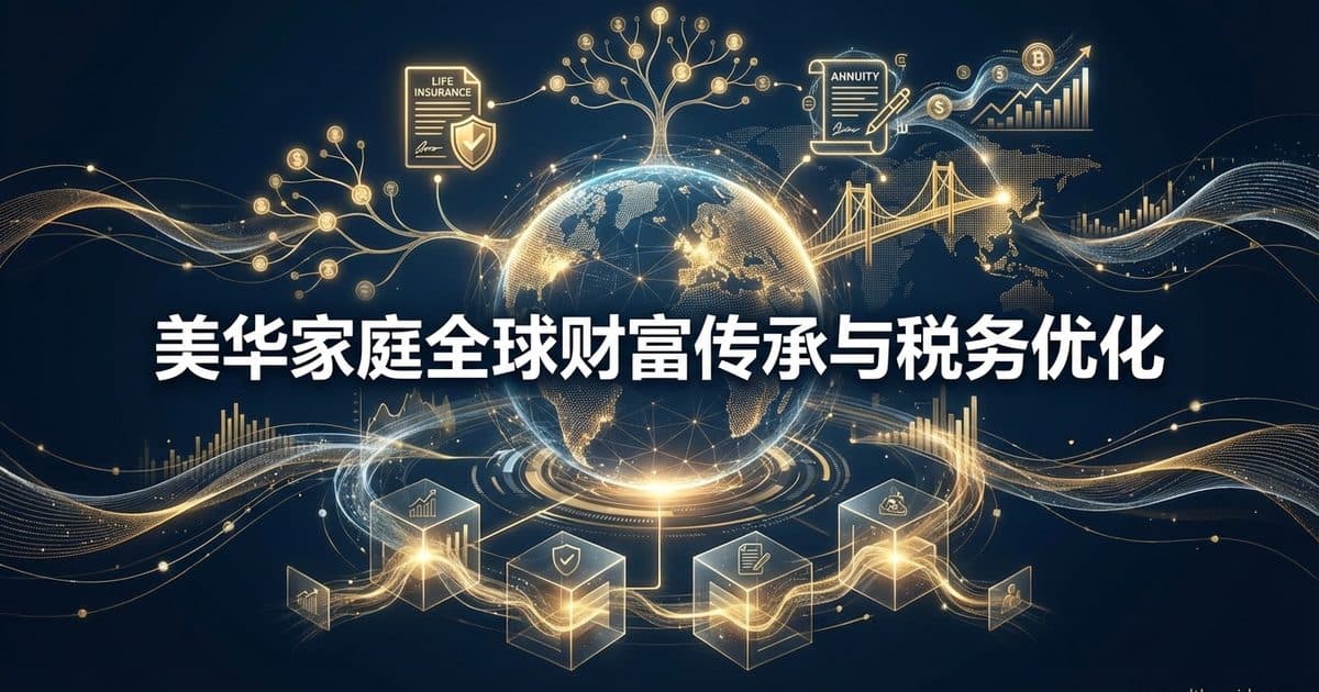 美国华人高净值家庭全球资产规划:寿险与年金的税务优化与财富传承 — 美国高净财务指南博客封面图
