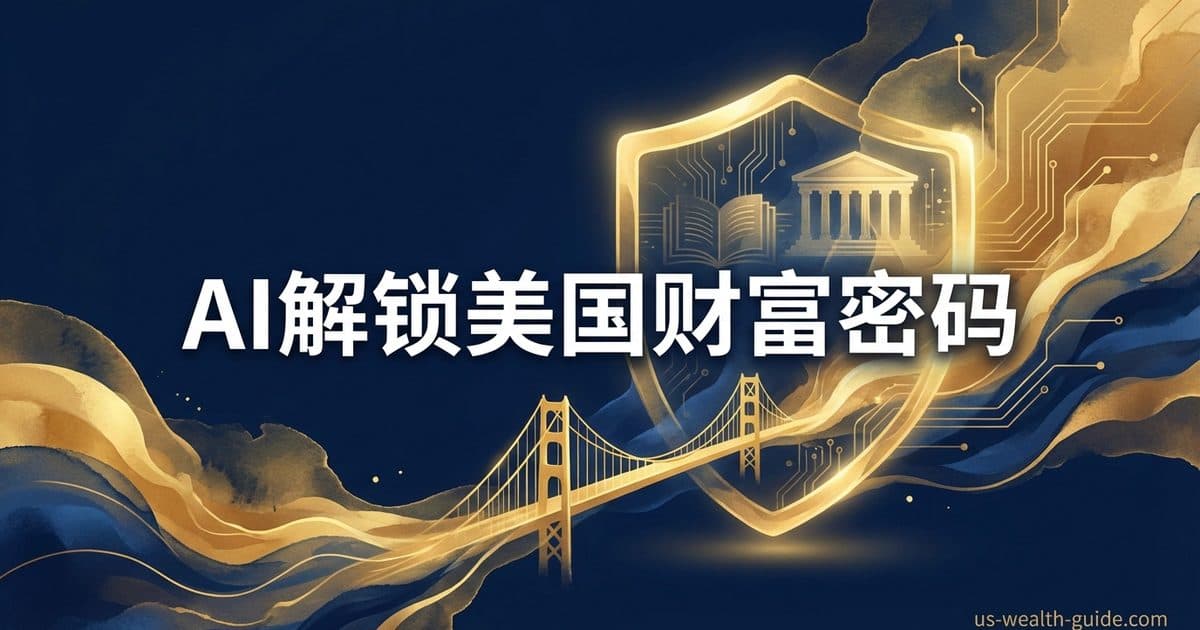 如何利用 AI 零成本攻克美国金融执业准入与资产规划? — 美国高净财务指南博客封面图