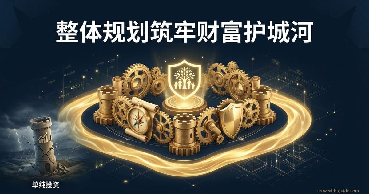 为什么“整体财务规划“才是高净值家庭的护城河——远胜于单纯投资规划 — 美国高净财务指南博客封面图