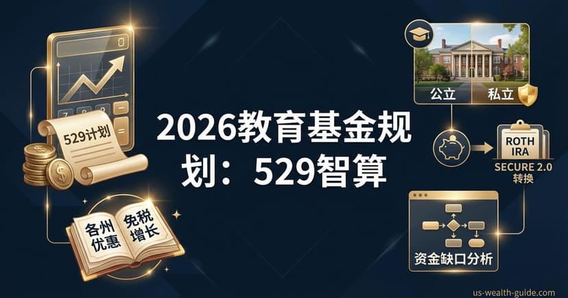 529教育储蓄计算器 — 大学学费·免税增长·Roth转换一键规划