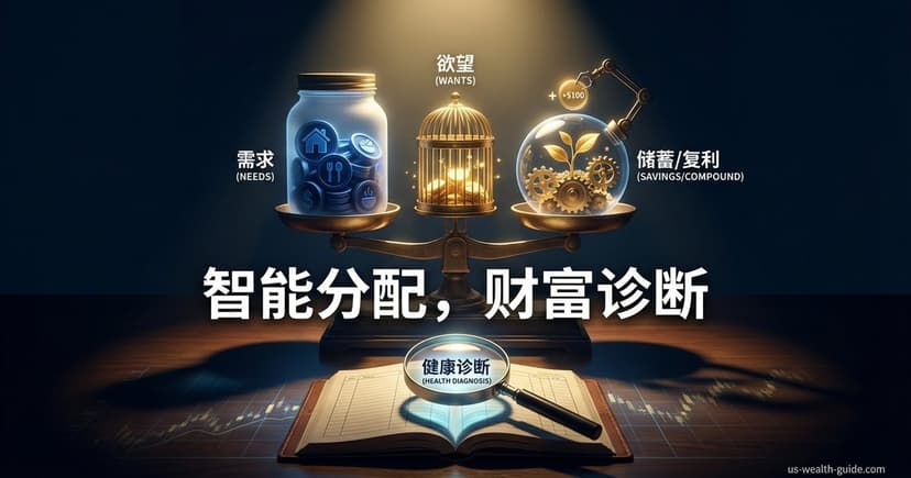50/30/20预算计算器 — 收入分配·月度预算·存钱计划