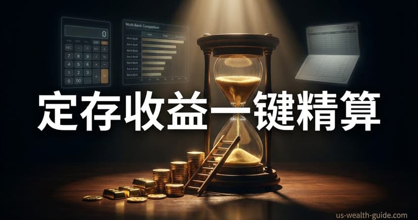CD定存利率计算器 — CD收益·Ladder策略·提前取款罚金