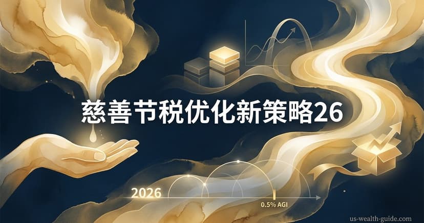 慈善捐赠节税优化器 2026 — DAF集中捐赠·QCD免税·增值股票捐赠·0.5%AGI门槛