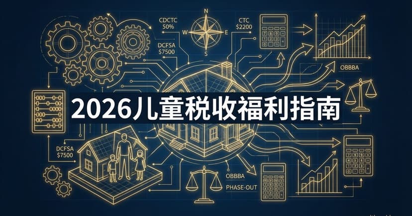 儿童税收抵免计算器 2026 — CTC $2,200·CDCTC·DCFSA·Phase-out