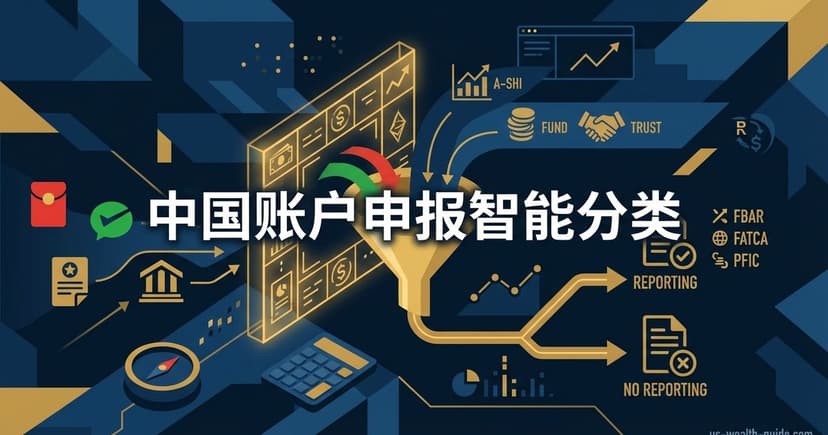 中国账户FBAR分类工具 — 社保·公积金·支付宝·微信申报义务判断