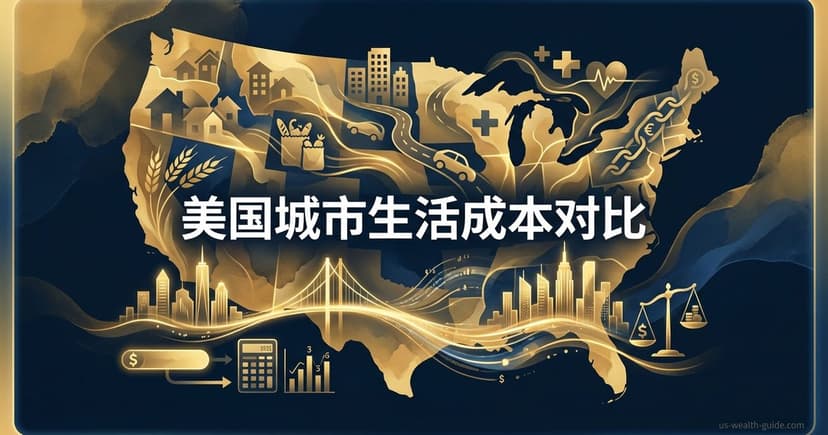 美国生活成本比较计算器 — 各城市物价·房租·薪资对比