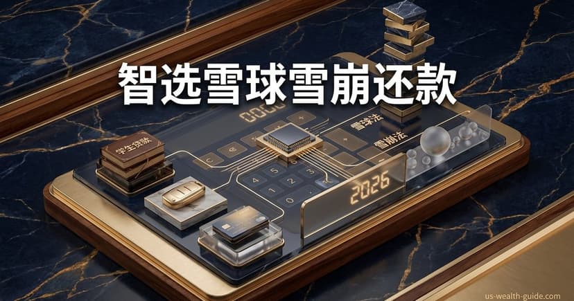 美国债务还清计算器 — 雪球法vs雪崩法·还款计划对比