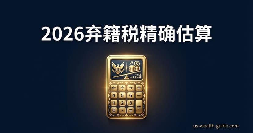 弃籍税计算器 2026 — Covered Expatriate测试·Mark-to-Market·退休账户税·§2801转让税一键估算