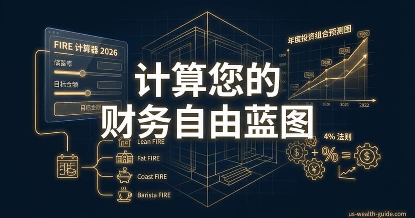 FIRE提前退休计算器 — 财务自由·存够多少钱退休